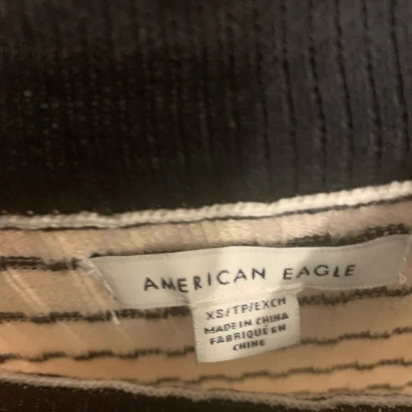 NWOT American Eagle Strip Crop Top - Picture 4 of 4